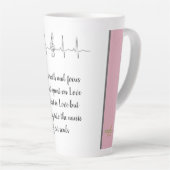 Ode to Love Latte Mug par la poète Adiela Akoo (Angle droit)