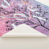 Ode to Love Sherpa Blanket by Adiela Akoo Sherpa Deken (3/4)