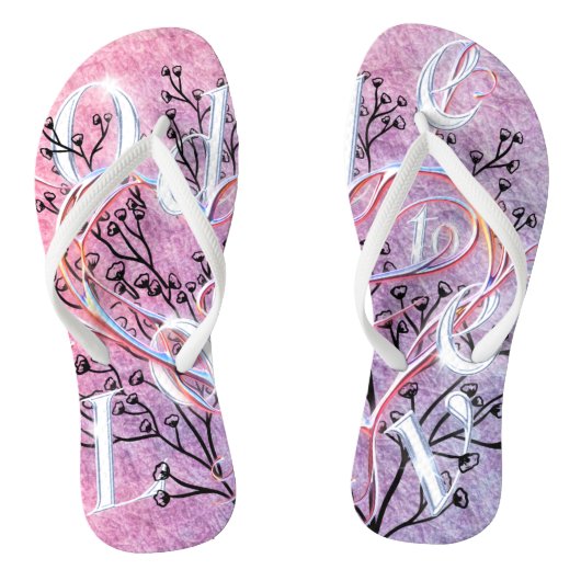 Ode to Love Teenslippers van Poet Adiela Akoo (Voetbed)