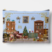 Ode to Nutcracker Ballet Blue Large Accessory Bag Etui (Voorkant)