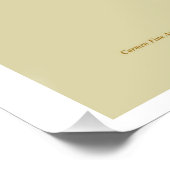 "Ode To Pure Signification", Affiche Glossy (Coin)