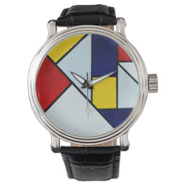 Ode to the Stijl Piet Mondriaan Horloge