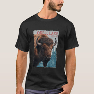 Odell Lake Mountains Oregon Wandelen Buiten Vintag T-shirt