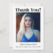 %odern Script graduation merci message (Devant)