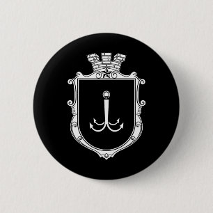Odesa Odessa Wapen van Oekraïne Vlag Ukr Ronde Button 5,7 Cm