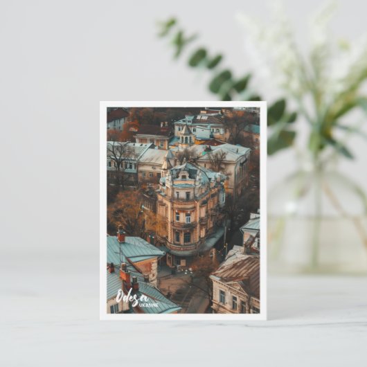 Odesa Oekraïne Kunst reizen beroemde plaats Briefkaart (Staand voorkant)
