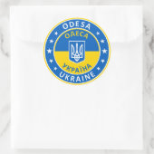 Odesa Ukraine Ronde Sticker (Tas)