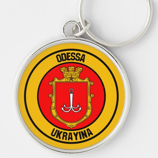 Odessa Round Emblem Sleutelhanger (Voorkant)