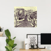 Odessa souvenirs affiche d'art (Bureau à domicile)