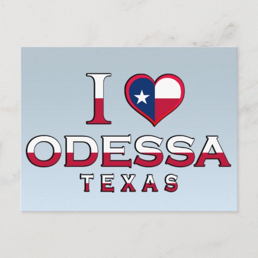Odessa, Texas Briefkaart (Voorkant)
