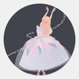 Odette Barbie zwanenmeer Ronde Sticker