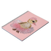 Odette sur un cahier ! (Côté gauche)