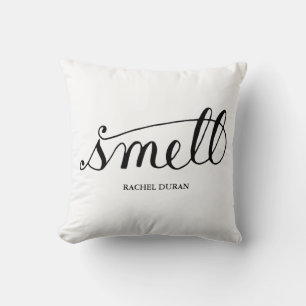 odeur de calligraphie coussin