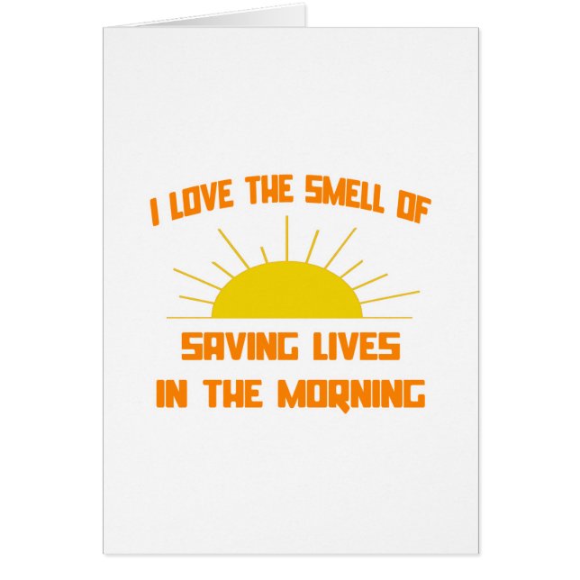Odeur de sauver des vies le matin (Devant)