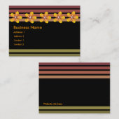 Odeur de sol humide Chubby Cartes de visite (Devant / Derrière)