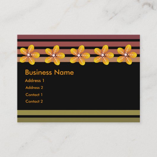 Odeur de sol humide Chubby Cartes de visite (Devant)