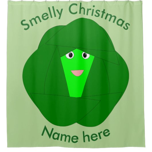 Odeur Noël Bruxelles Sprout rideau de douche (Devant)