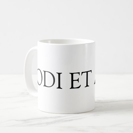 Odi et Amo - Latijnse Mok van Catullus (Voorkant links)