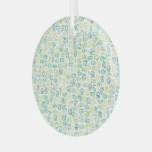 Odia Glas Ornament (Voorkant links)