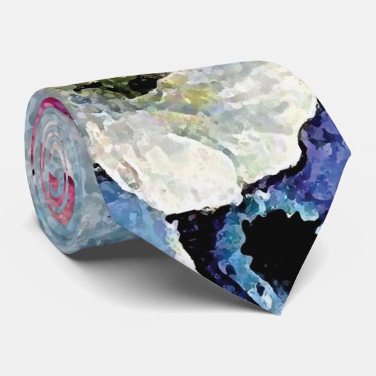 Odilon Redon Anemones - Kunstsymboliek Stropdas (Opgerold)