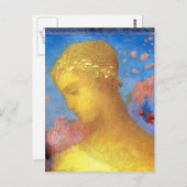 Odilon Redon- Beatrice Briefkaart (Voorkant / Achterkant)