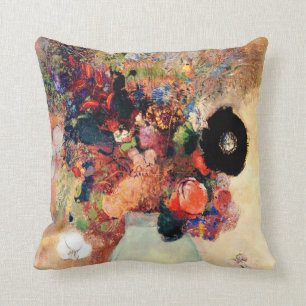 Odilon Redon - Black Poppy Kussen
