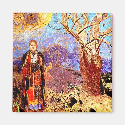 Odilon Redon - Boeddha Magneet (Voorkant)