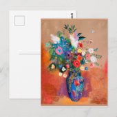 Odilon Redon - Boeket Bloemen, Briefkaart (Voorkant / Achterkant)