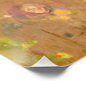 Odilon Redon - Boom op gele achtergrond Perfect Poster (Hoek)