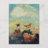 Odilon Redon Butterflies symbolistische kunst Briefkaart (Voorkant)