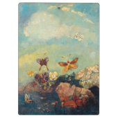 Odilon Redon Butterflies symbolistische kunst Klembord (Achterkant)