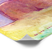 Odilon Redon, closed eyes 1889 Poster (Hoek)