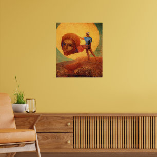 Odilon Redon - Figuur, beroemd schilderij, Poster