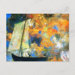 Odilon Redon - Flower Clouds Briefkaart