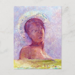Odilon Redon, gesloten ogen 1889 Briefkaart
