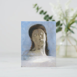 Odilon Redon, gesloten ogen 1890 Briefkaart