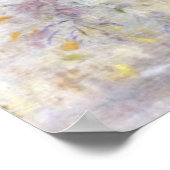 Odilon Redon - Groot boeket in pastelblauwe vaas Poster (Hoek)