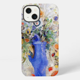 Odilon Redon - Grote Bouquet in Pastel Blue Vase iPhone 13 Hoesje