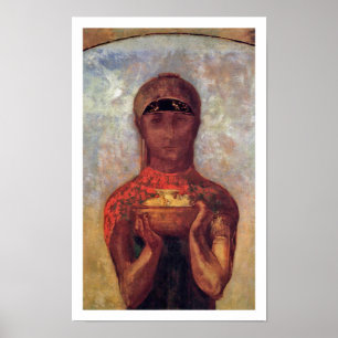 Odilon Redon - Moeilijk mysterie - Spirituele kuns Poster