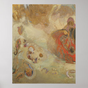 Odilon Redon - Onderwatervisie Poster