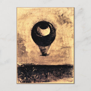 Odilon Redon - Oogballon Briefkaart