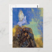 Odilon Redon Pegasus - Grieks mythologisch symboli Briefkaart (Voorkant / Achterkant)