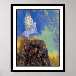 Odilon Redon Pegasus - Grieks mythologisch symboli Poster