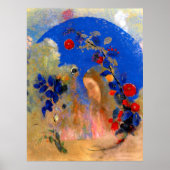 Odilon Redon - Profiel onder een Arch Poster (Voorkant)