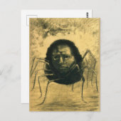 Odilon Redon, The Crying Spider, Briefkaart (Voorkant / Achterkant)