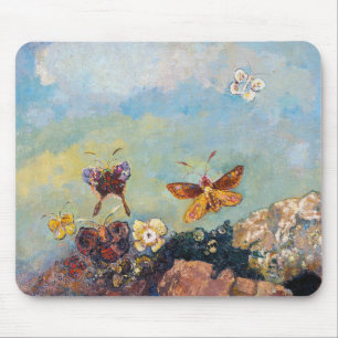Odilon Redon, Vlinders,1910 Muismat