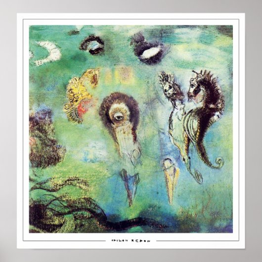 Odilon Redon Zedign Affiche d'art #234 (Devant)