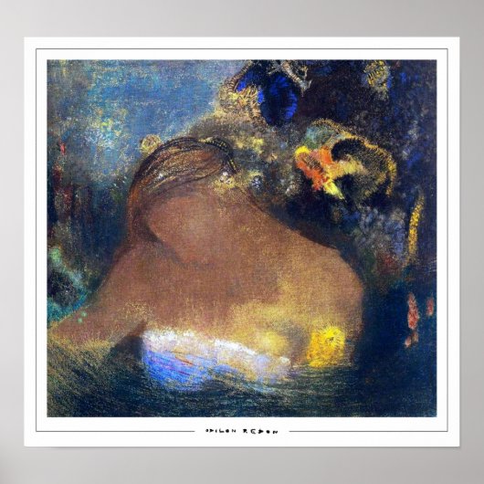 Odilon Redon Zedign Art Poster #2 (Voorkant)