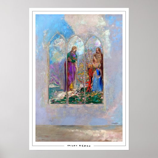 Odilon Redon Zedign Art Poster #23 (Voorkant)