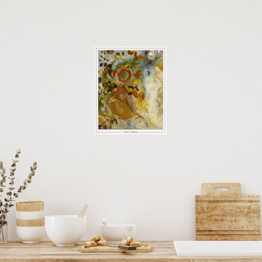 Odilon Redon Zedign Art Poster #24 (Keuken)